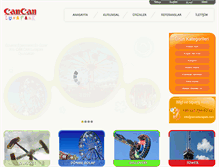 Tablet Screenshot of cancanlunapark.com